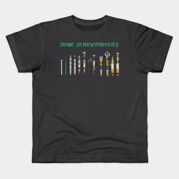sonic scre Kids T-Shirt by horrorshirt